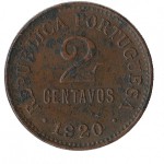 Portugal 2 Centavos  de 1920