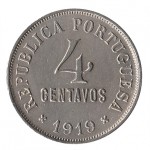 Portugal 4 Centavos  de 1919