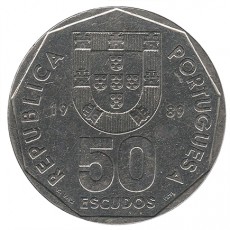 Portugal 50$00 Escudos de 1989