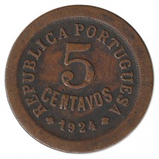 Portugal 5 Centavos de 1924