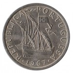 Portugal 5$00 Escudos de 1967