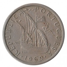 Portugal 5 Escudos de 1969