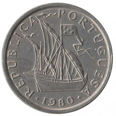 Portugal 5$00 Escudos de 1980