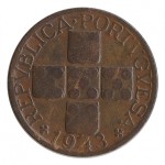 Portugal XX Centavos  de 1943