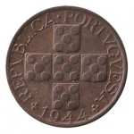 Portugal XX Centavos  de 1944