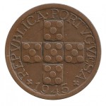 Portugal XX Centavos  de 1945