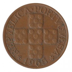Portugal XX Centavos  de 1965