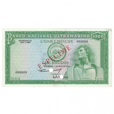  1 000$ Escudos - Banco Nacional Ultramarino 11/05/1964