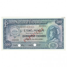  500$ Escudos - Banco Nacional Ultramarino 18/04/1956