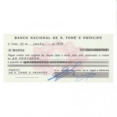  500$ Escudos - Banco Nacional de São Tomé e Príncipe 1976