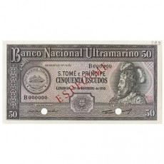  50$ Escudos - Banco Nacional Ultramarino 20/11/1958