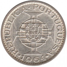 Timor 10$00  Escudos de 1964