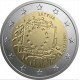 Letónia 2€ 2015 -  30 anos da Bandeira Europeia 