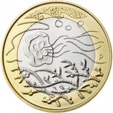 Finlândia 5€ Natureza Nórdica- A Água 2014  