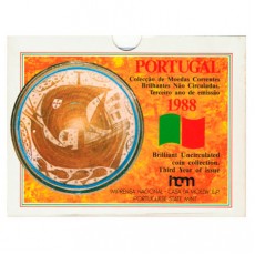Portugal Série Anual BNC 1988 - Escassa