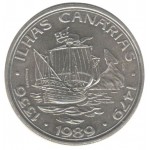 Portugal 100$00 - Ilhas Canárias de 1989