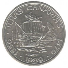 Portugal 100$00 - Ilhas Canárias de 1989