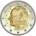 Eslováquia 2€ Alexander Dubcek 2021