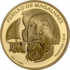 Portugal 7,5€ 500 Anos Viagem de Circum-Navegação de Fernão de Magalhães Ouro Proof 2019