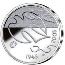 Finlândia 10€ 60 Anos de Paz 2005