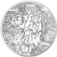 França 10€ 30 Anos da Queda do Muro de Berlim 2019 UNC