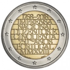 Portugal 2€ 250 Anos INCM 2018