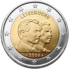 Luxemburgo 2€ Grão Duque Guilherme 2006