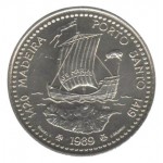 Portugal 100$00 - Ilha Porto Santo de 1989