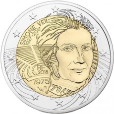 França 2€ Simone du Veil 2018 