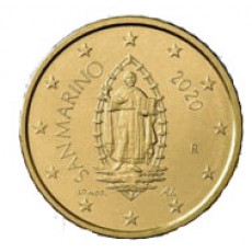 São Marino 50 Cêntimos Corrente 2020