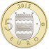 Finlândia 5€ Porco Espinho de Uusimaa 2015